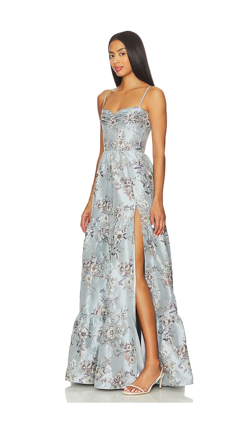 V. Chapman Lucetta Gown In Gray