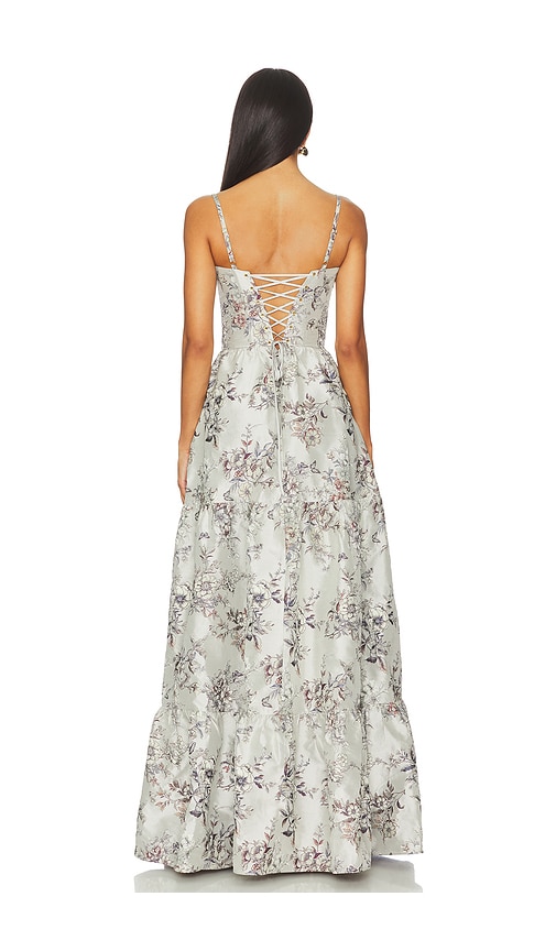  V. Chapman Abendkleid Lucetta In Grey. Größe 0. Also In 12. 
