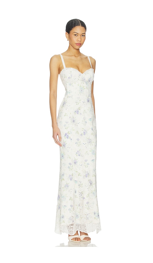 V. Chapman Ruby Dress In White