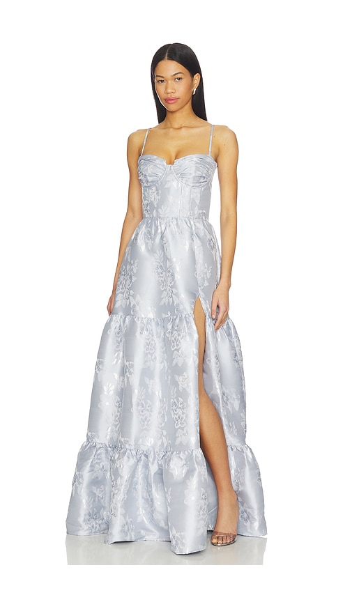  V. Chapman Kleid Lucetta In Blue. Größe 4. Also In 0, 6, 8. 