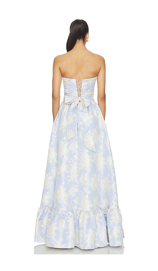  V. Chapman Abendkleid Regina In Blue. Größe 4. Also In 2, 8. 