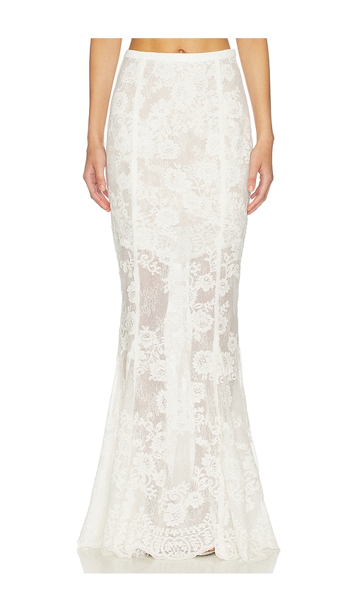 V. Chapman Athena Skirt in White. - size 0 (also in 10, 12, 4, 6)