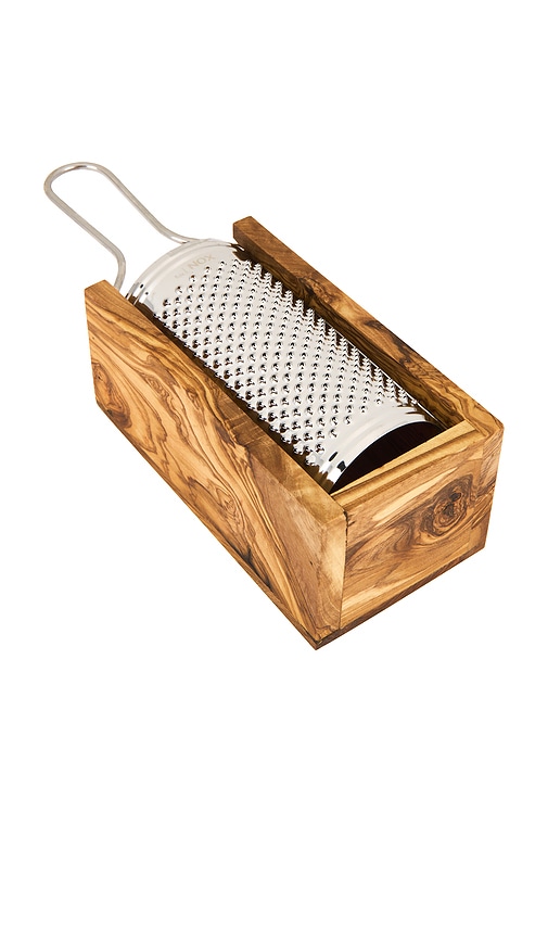 Verve Culture Olivewood Parmesan Cheese Box Grater In Brown