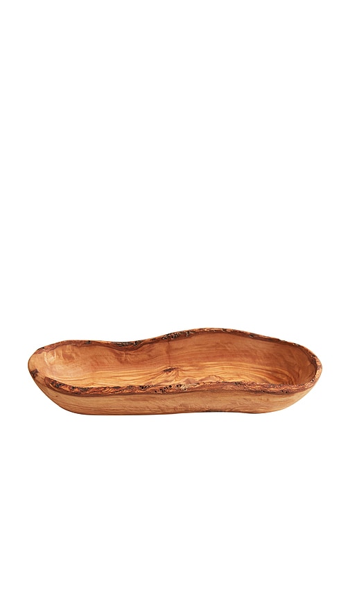 Verve Culture Olivewood Boat Shaped Bowl