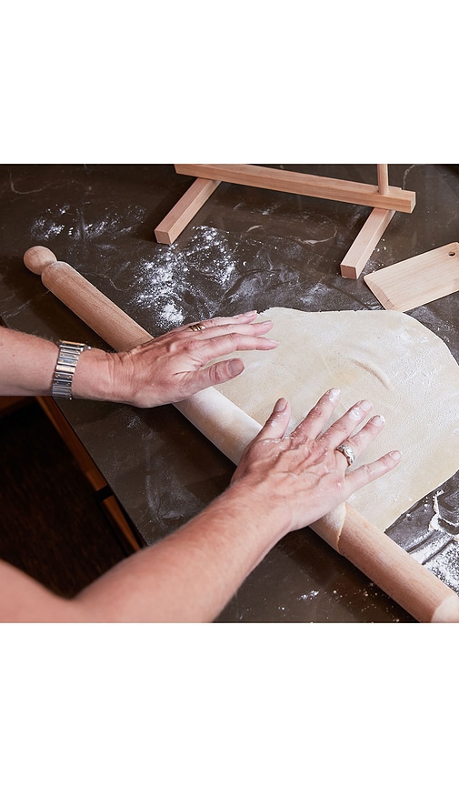  Verve Culture Rodillo Y Raspador De Pasta Long Rolling Pin & Pasta Scraper En Color Neutral Talla All . 