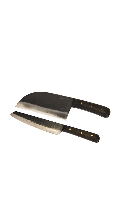 Verve Culture Special Edition Thai Knife Set in Black & Silver