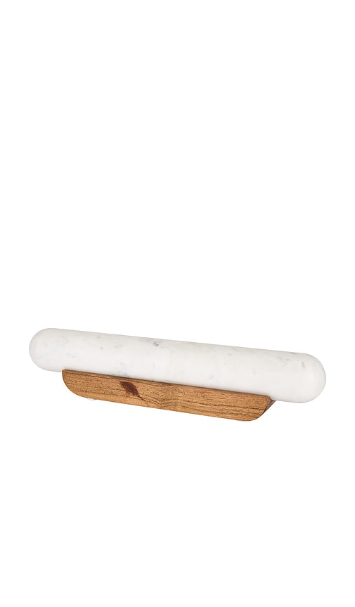 Verve Culture Marble Rolling Pin & Stand In Multi