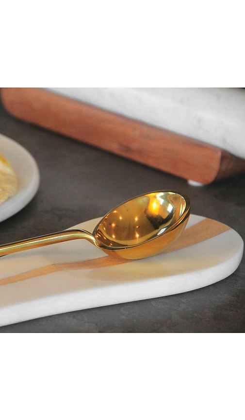  Verve Culture Löffelablage Marble Spoon Rest In Neutral. 