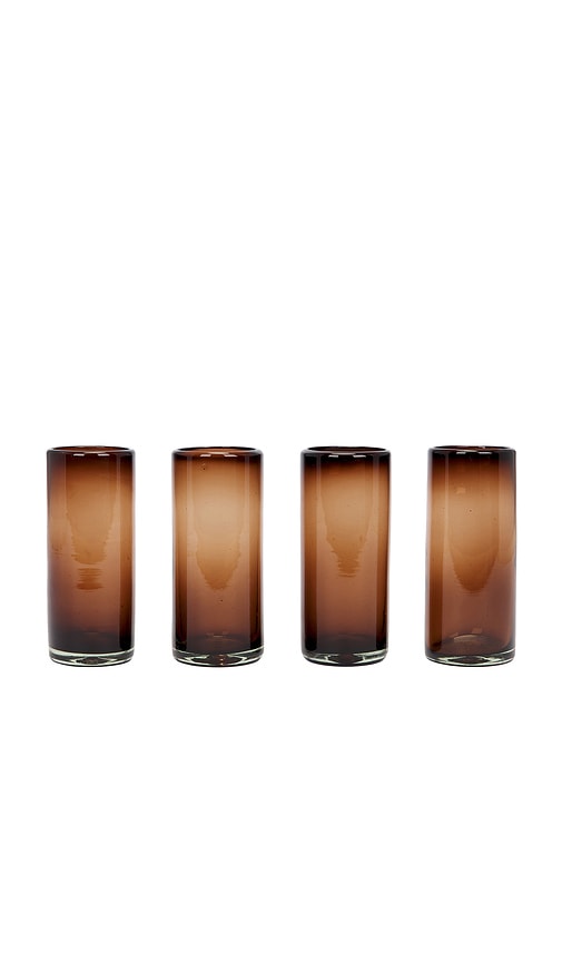 Verve Culture Set Of 4 Tamarind Highball Glass