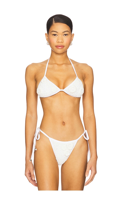 Gypsy Bikini Top in White. - size S (also in M, XS)