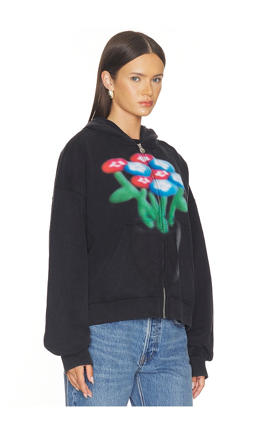 VANDYTHEPINK Spray Flower Zip Up Hoodie | Thumbnail 12