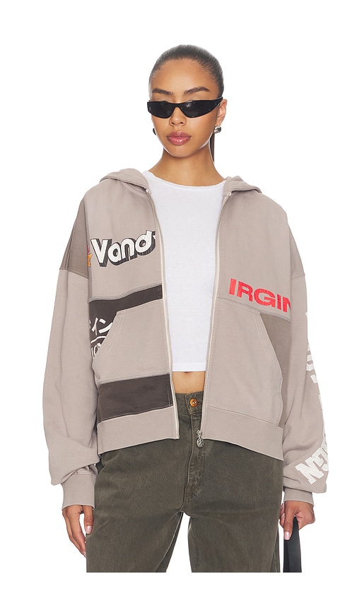 VANDYTHEPINK Paneled Zip Up Hoodie | Thumbnail 9 VANDYTHEPINK Paneled Zip Up Hoodie | Thumbnail 9