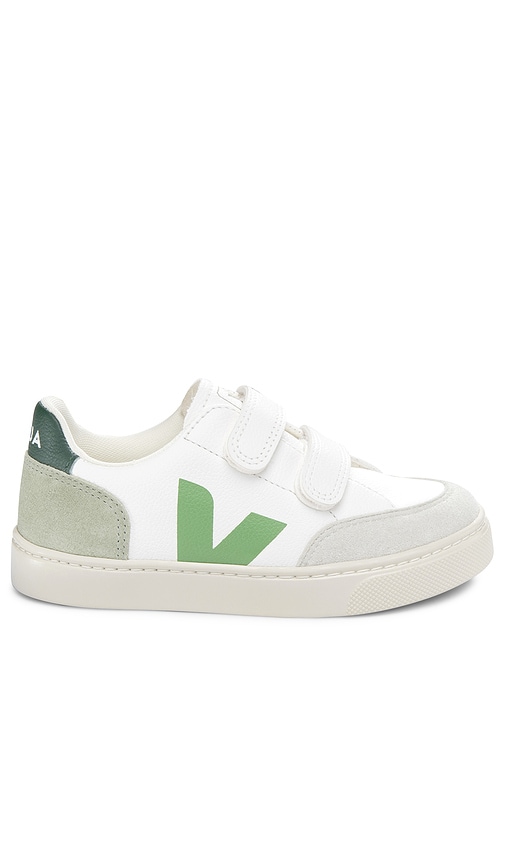 Veja Kids V-12 Sneaker in White, Multicolor & Clay