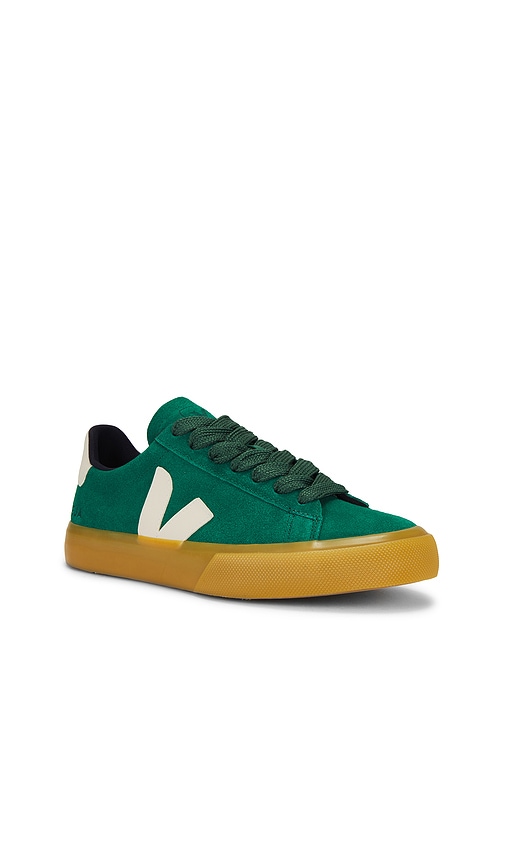 Shop Veja Campo Bold Sneaker In Green