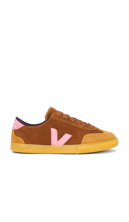 Shop Veja X Make My Lemonade Volley Sneaker In Cognac Mary