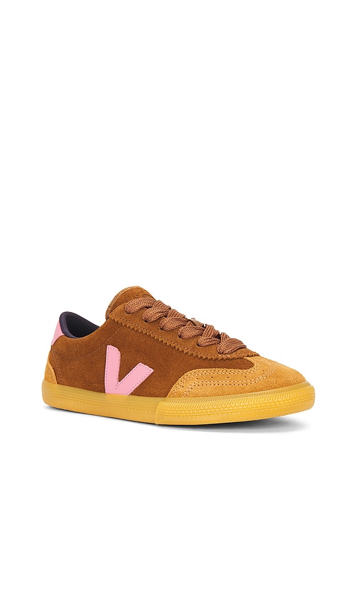 Shop Veja X Make My Lemonade Volley Sneaker In Cognac Mary