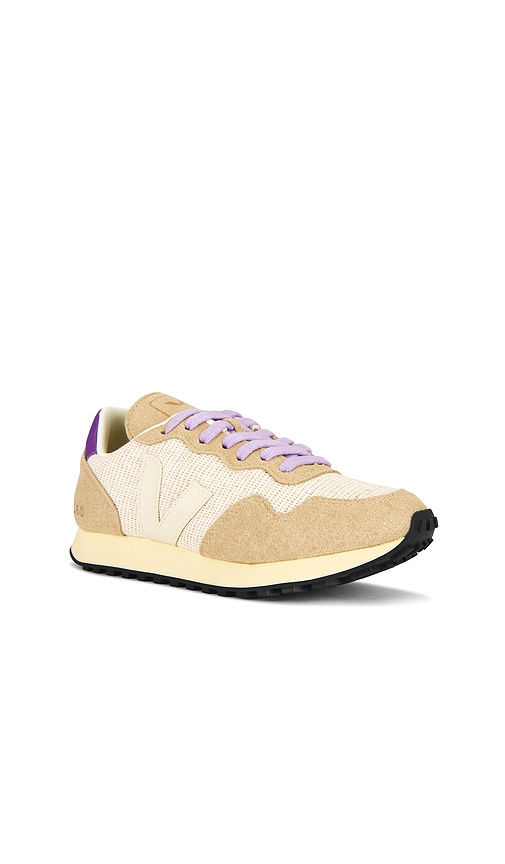 Veja Sdu Colorblock Jute Raffia Runner Sneakers In Neutral