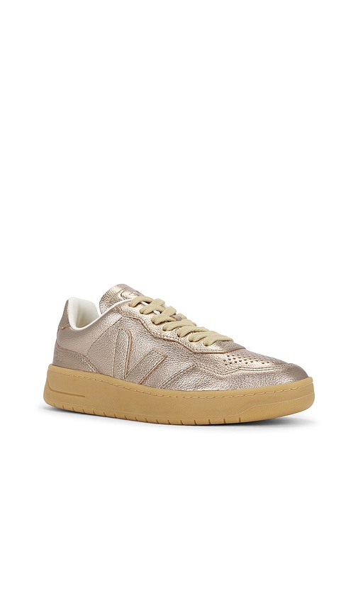 Veja V-90 Leather Sneakers In Multi