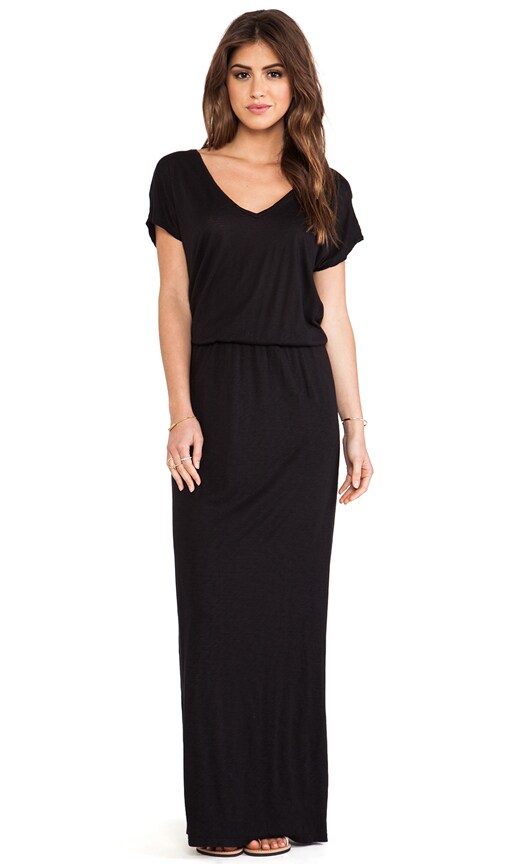 Lizia Luxe Slub Maxi Dress