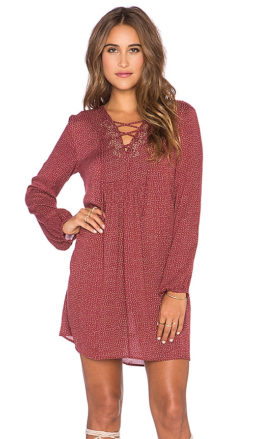 Sloane Whitney Ethnic Print Dress