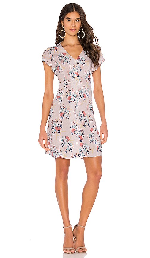 Velvet by Graham & Spencer Kirstan Mini Dress in Pink Floral