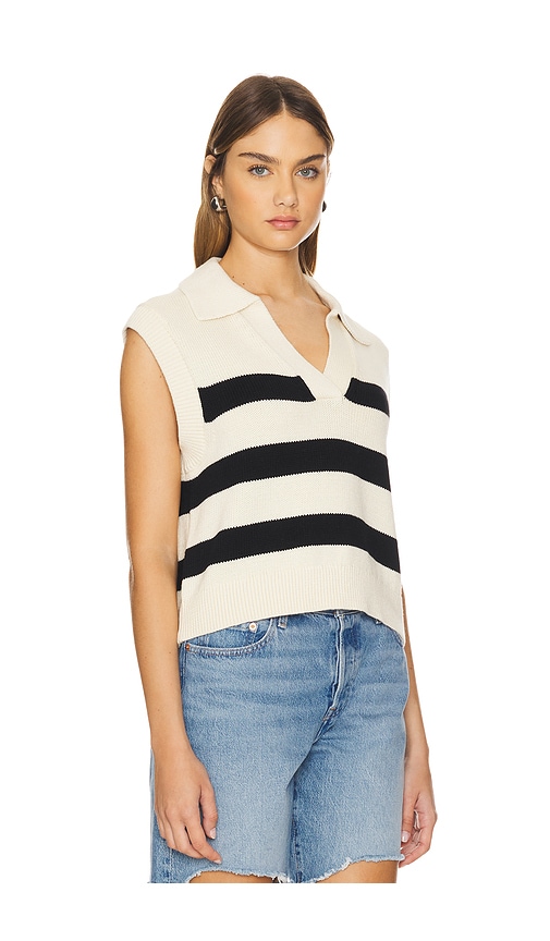 Shop Velvet By Graham & Spencer Mariette Sweater Vest In White