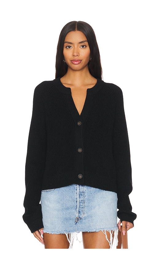 Shop Velvet By Graham & Spencer Shayla Cardigan In Black