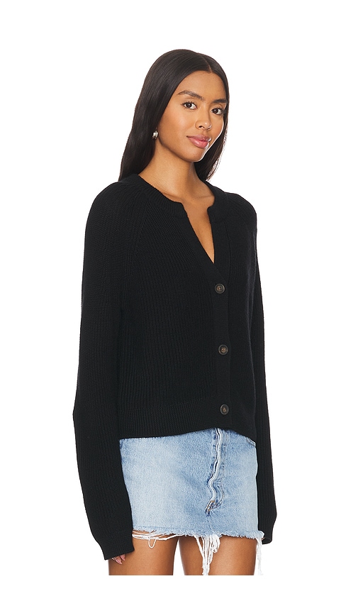 Shop Velvet By Graham & Spencer Shayla Cardigan In Black