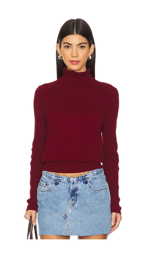 Velvet by Graham & Spencer Korie Turtleneck in Merlot