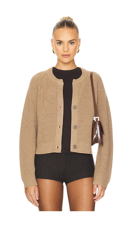 Shop Velvet By Graham & Spencer Shayla Cardigan In Camel