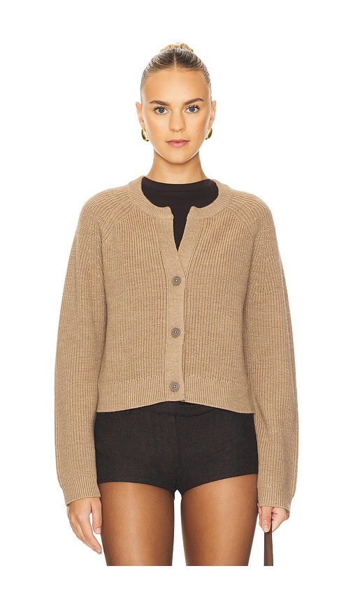 Shop Velvet By Graham & Spencer Shayla Cardigan In Camel