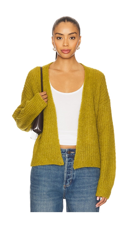 Velvet By Graham & Spencer Rayna Cardigan In Green
