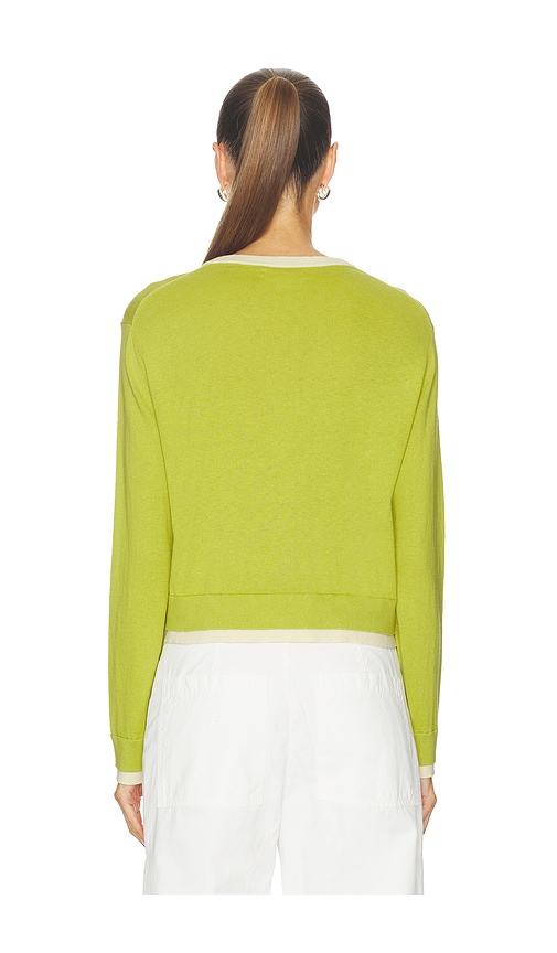  Velvet By Graham & Spencer Algodón Y Cachemira De Lujo. Saylor En Color Verde Talla L  (también En M, S, Xs). 