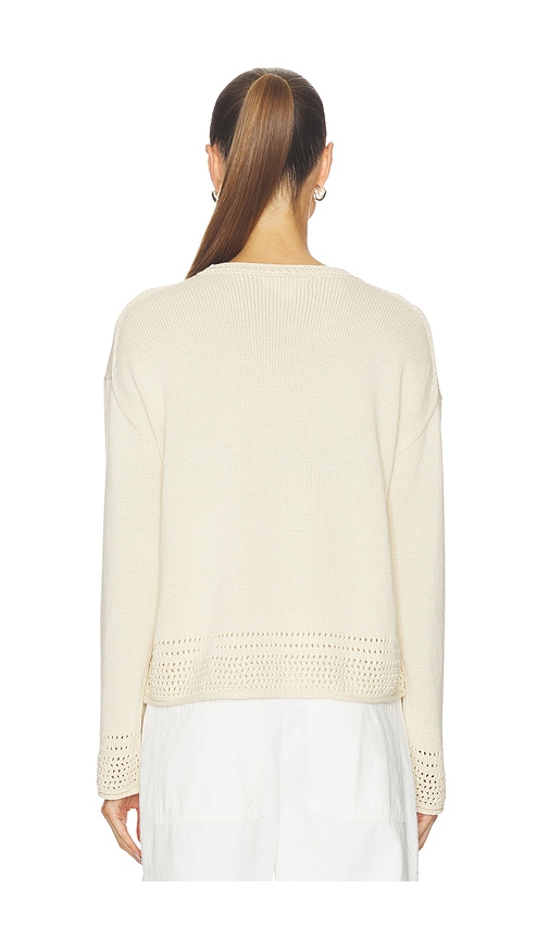  Velvet By Graham & Spencer Strick Rosalyn In Cream. Größe S. Also In Xs, M, L. 