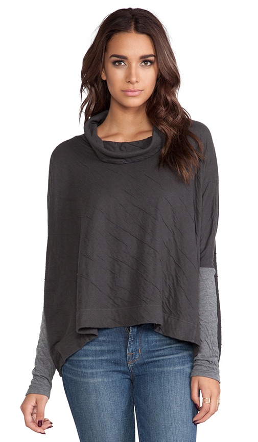 Camilla Dual Sweater Knit w/ Cowl Neck