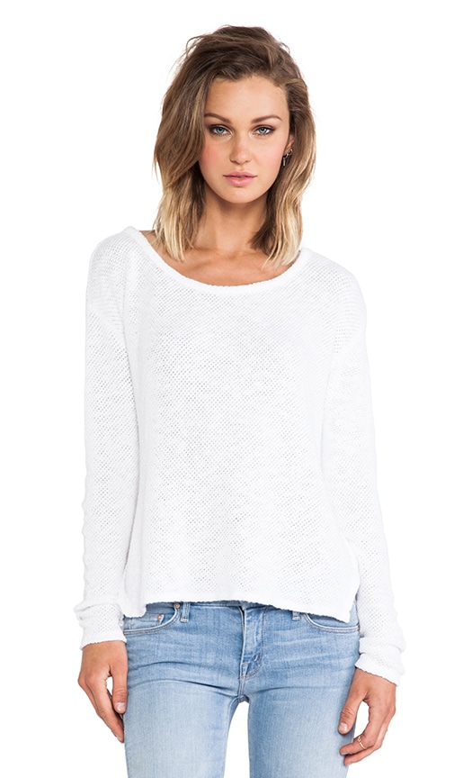 Peta Cotton Crochet Sweater
