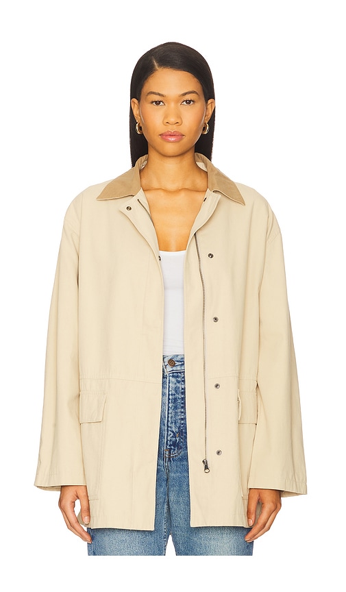 Rosa Jacket in Beige. - size L (also in M, S, XL, XS) - Velvet by Graham & Spencer - Modalova