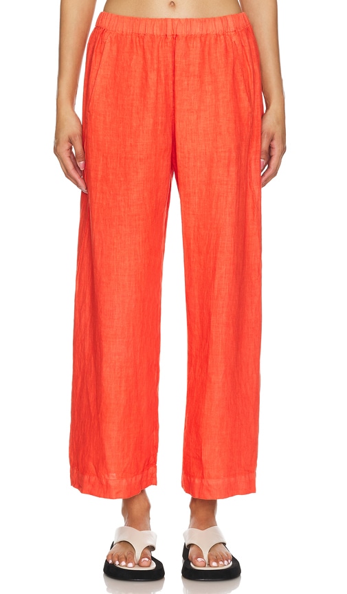 Shop Velvet By Graham & Spencer Lola Pant In Paprika