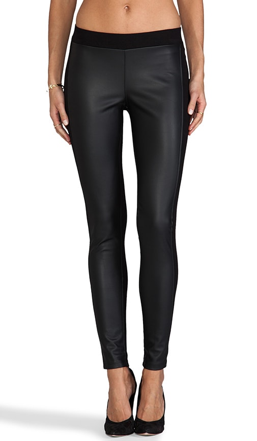 Leticia Ponti w/ Faux Leather Legging