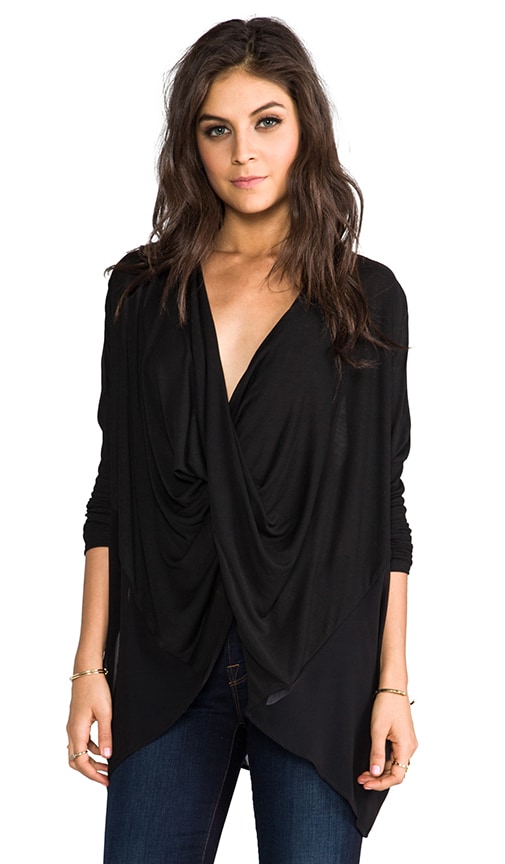 Melange Drape Tempest Top