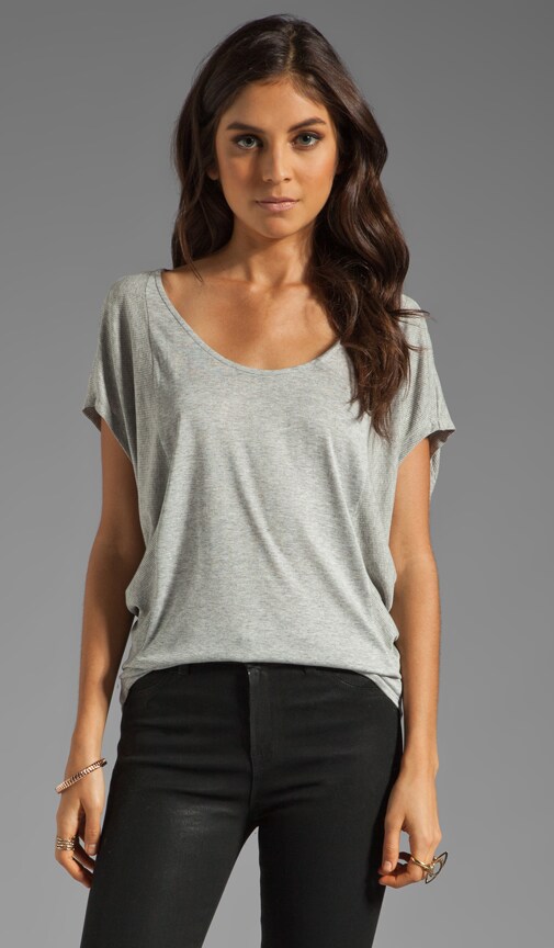 Melange Drape Elena Top