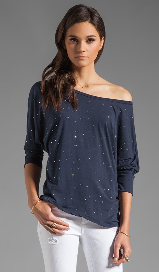 Sheer Jersey Cardon Top