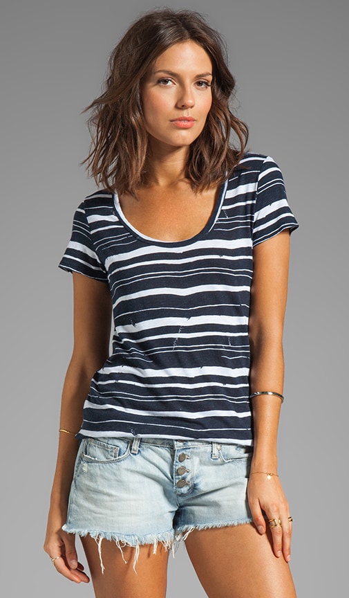 Elsy Painted Stripe Top
