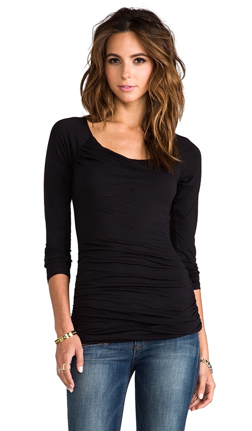 Frannie Gauzy Whisper Wrap Top