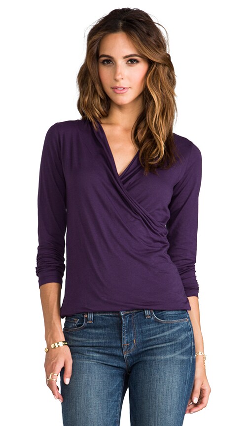 Gauzy Whisper Meri Wrap Top