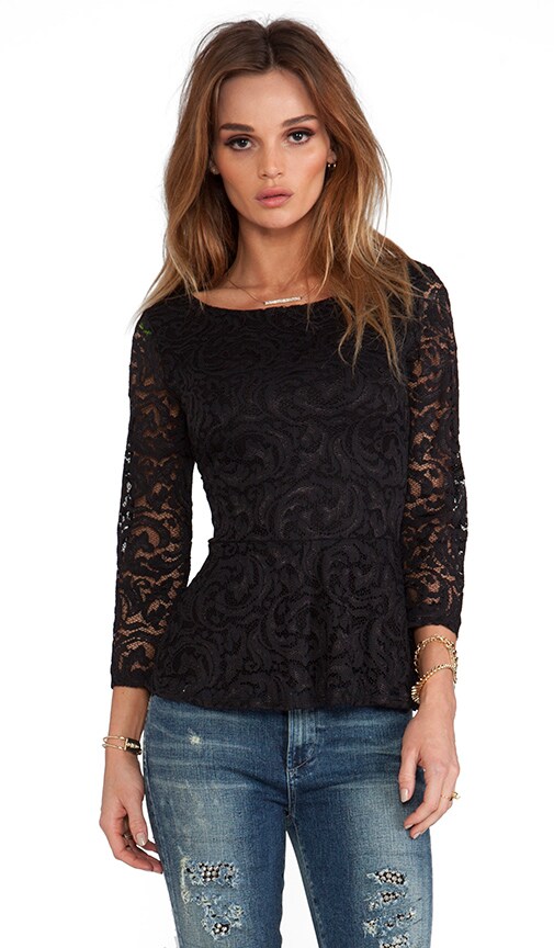 x REVOLVE Renata Lace Peplum Top