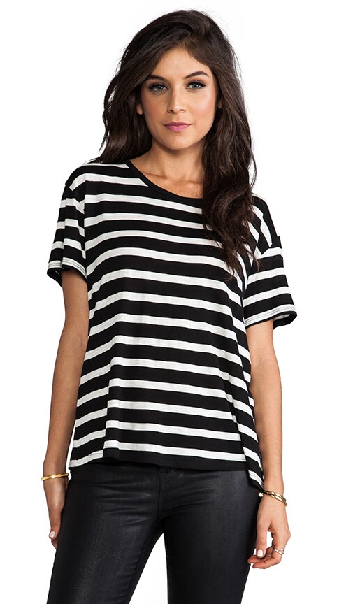Lily Aldridge for Velvet Aldridge Dani Slub Stripe