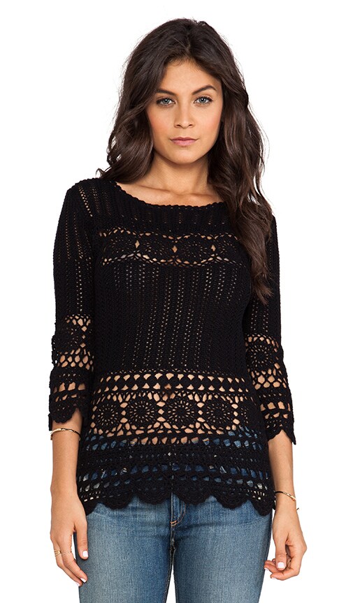 Vintage Agnese Crotchet Top
