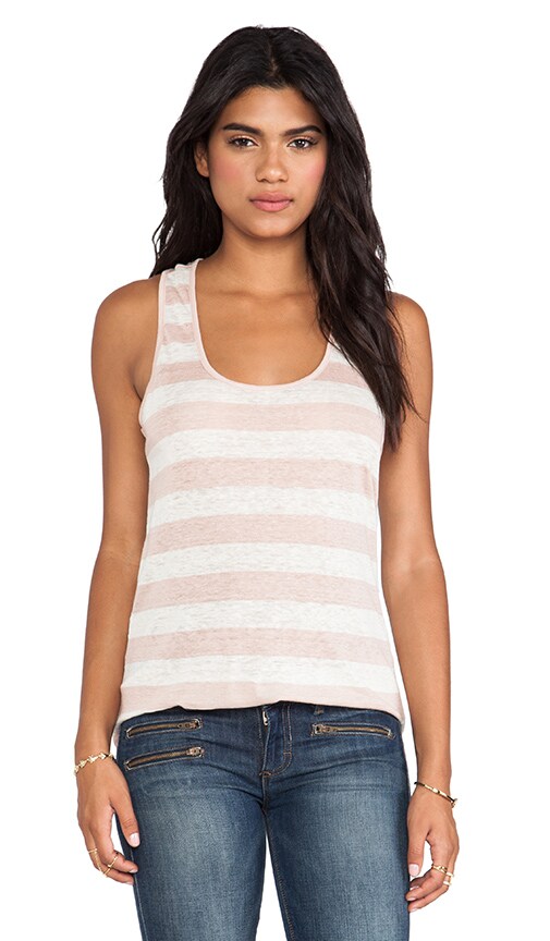 Shoshana Stripe Linen Knit Tank
