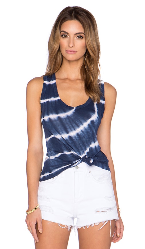 Tiah Tie Dye Luxe Slub Tank